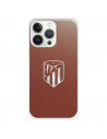 Funda para iPhone 13 Pro del Atleti Escudo Plateado Fondo - Licencia Oficial Atlético de Madrid