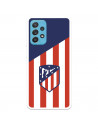 Funda para Samsung Galaxy A52S 5G del Atleti Escudo Fondo Atletico - Licencia Oficial Atlético de Madrid