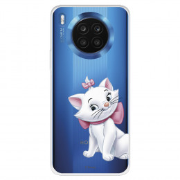 Funda para Huawei Honor 50 Lite Oficial de Disney Marie Silueta - Los Aristogatos