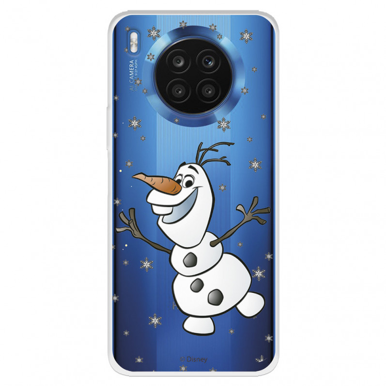 Funda para Huawei Honor 50 Lite Oficial de Disney Olaf Transparente - Frozen