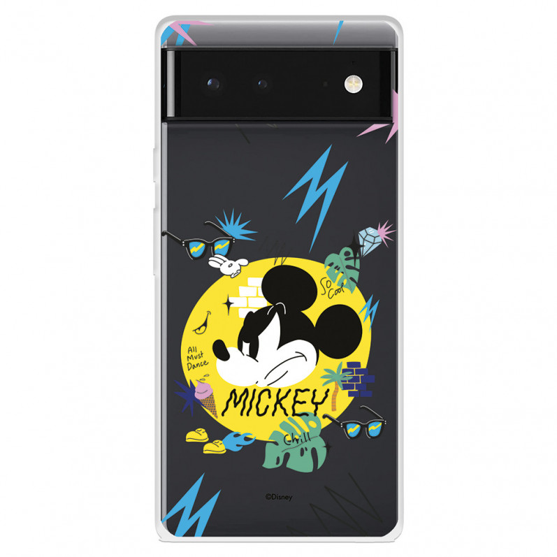 Funda para Google Pixel 6 Oficial de Disney Mickey Mickey Urban - Clásicos Disney