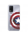 Funda para Realme Narzo 30 5G Oficial de Marvel Capitán América Escudo Transparente - Marvel