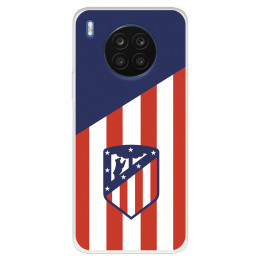 Funda para Huawei Honor 50 Lite del Atleti Escudo Fondo Atletico - Licencia Oficial Atlético de Madrid