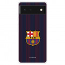 Funda para Google Pixel 6 del Barcelona Rayas Blaugrana - Licencia Oficial FC Barcelona