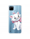 Funda para Realme C21Y Oficial de Disney Marie Silueta - Los Aristogatos