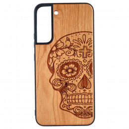 Funda Madera Tallada para Samsung Galaxy S22 Plus