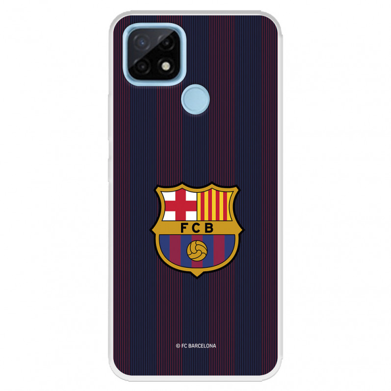 Realme Obal na C21 Barcelona Blaugrana Stripes - Oficiální licence FC Barcelona