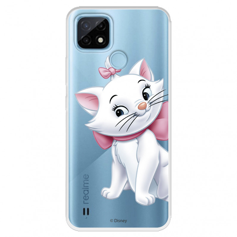 Realme Obal pro C21 Official Disney Marie Silhouette - The Aristocats