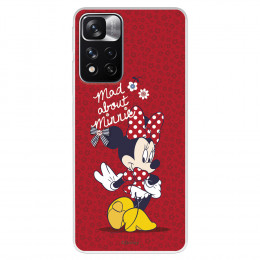 Funda para Xiaomi Redmi Note 11 Oficial de Disney Minnie Mad About - Clásicos Disney