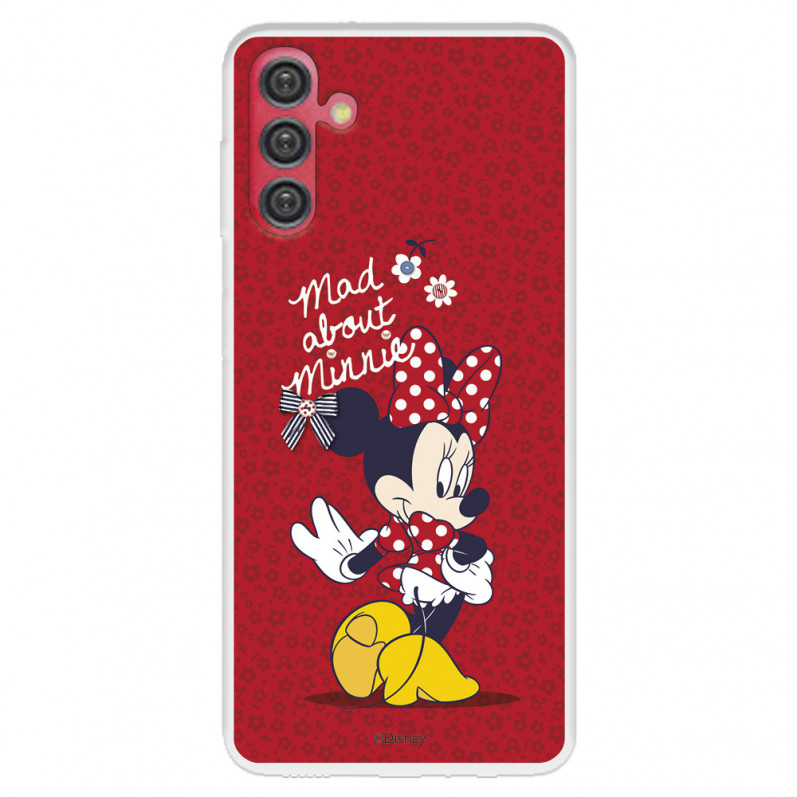 Funda para Samsung Galaxy A13 5G Oficial de Disney Minnie Mad About - Clásicos Disney