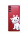 Funda para Samsung Galaxy A13 5G Oficial de Disney Marie Silueta - Los Aristogatos