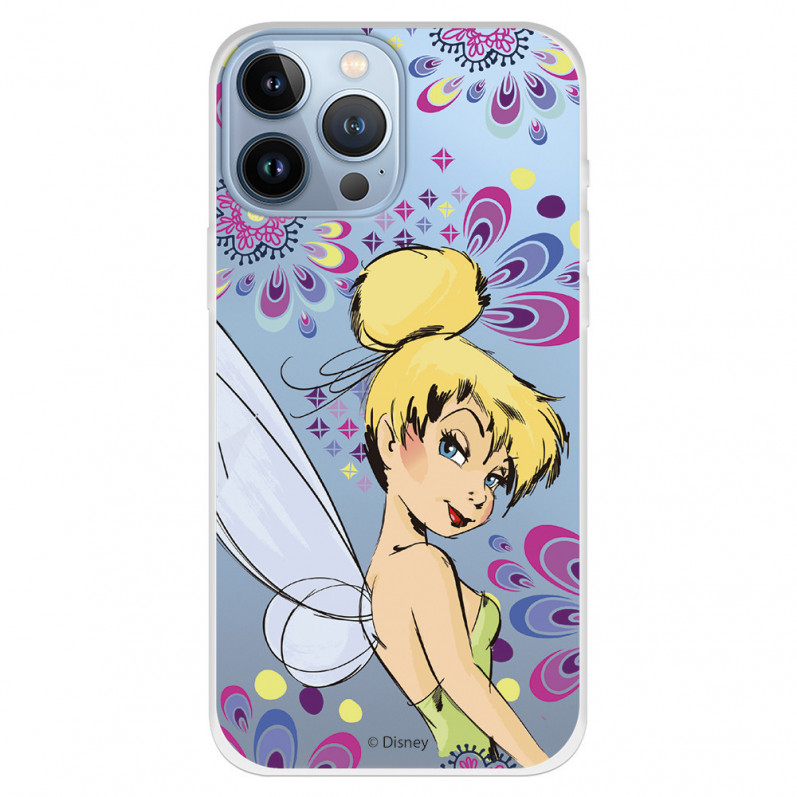 Kryt pro iPhone 13 Pro Max Oficiální květiny Zvonilky Disney - Peter Pan