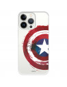 Případ pro iPhone 13 Pro Oficiální průhledný štít Marvel Captain America - Marvel