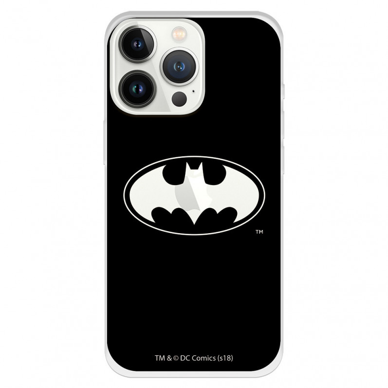 Případ pro iPhone 13 Pro Oficiální logo DC Comics Batman průhledné - DC Comics