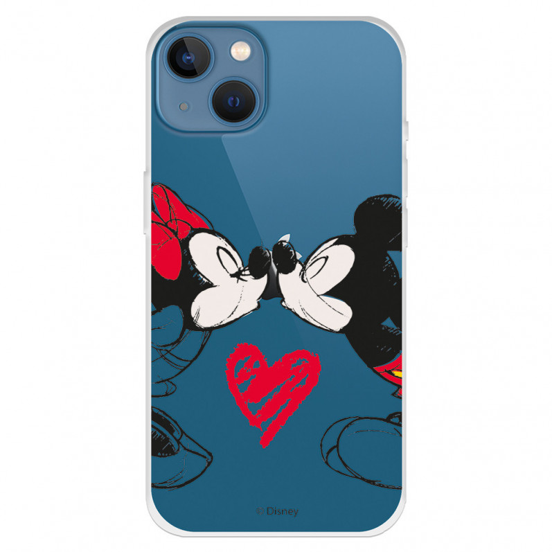 iPhone 13 Oficiální Disney Mickey a Minnie Kiss - Disney Classics -