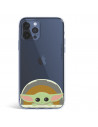 Případ pro iPhone 12 Pro Oficiální dětský úsměv Yody ze Star Wars - Mandalorian