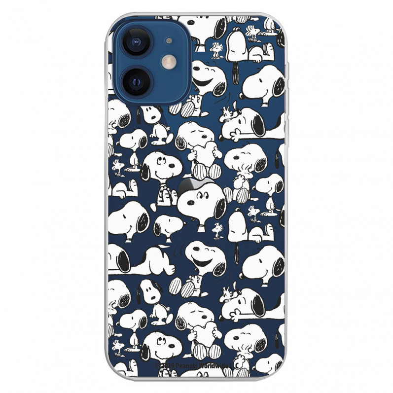 Případ pro iPhone 12 Pro Oficiální siluety Peanuts Snoopy - Snoopy