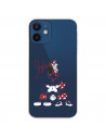 Kryt pro iPhone 12 Pro Oficiální Disney Mickey a Minnie Love - Disney Classics