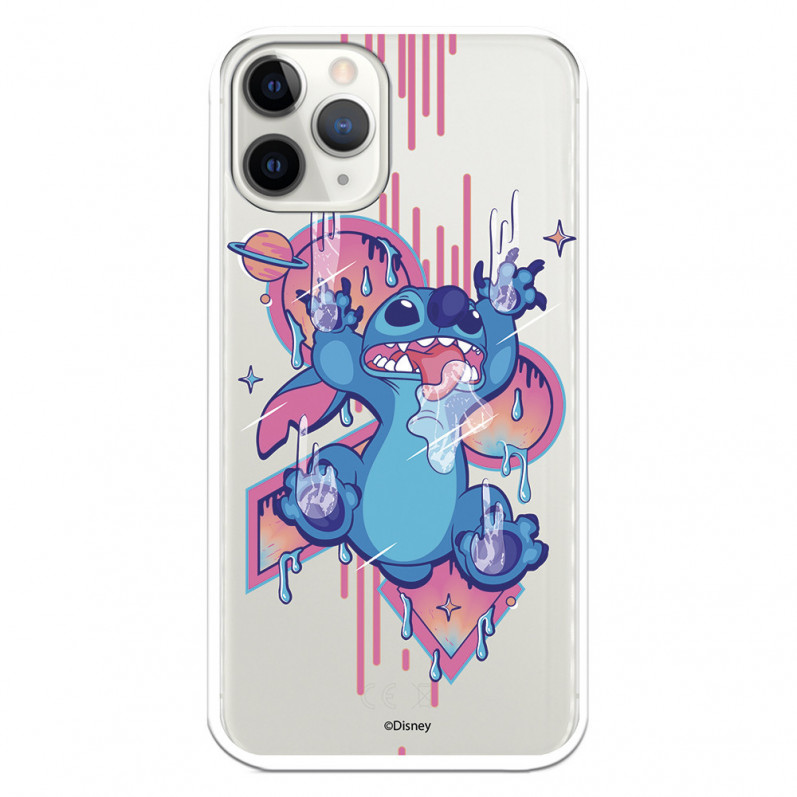 Případ pro iPhone 11 Pro Oficiální graffiti Disney Stitch - Lilo & Stitch