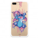 Případ pro iPhone 7 Plus Oficiální graffiti Disney Stitch - Lilo & Stitch