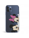 Kryt pro iPhone 12 Pro Oficiální Disney Mickey a Minnie Peek-a-boo - Disney Classics