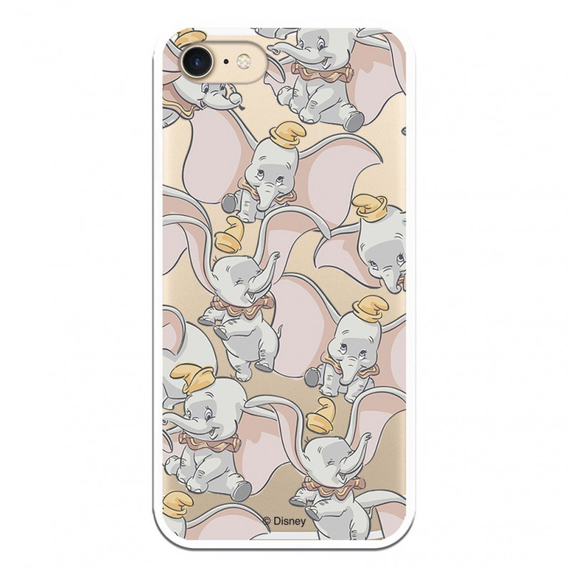 Oficiální pouzdro Disney Dumbo Clear Pattern Case pro iPhone 7