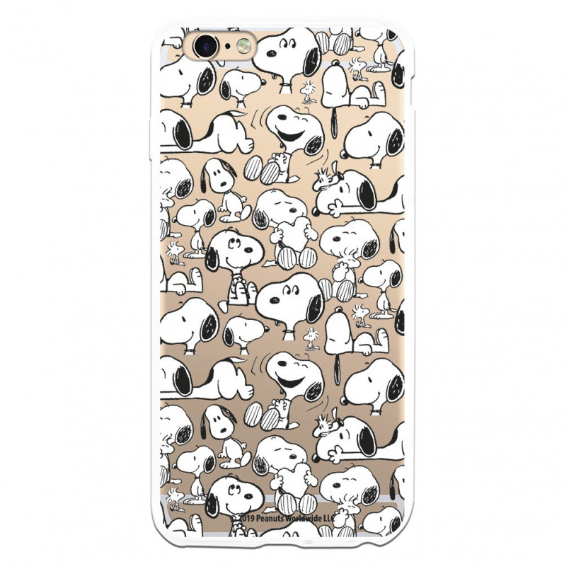 Oficiální pouzdro Peanuts Snoopy siluety iPhone 6 Plus - Snoopy