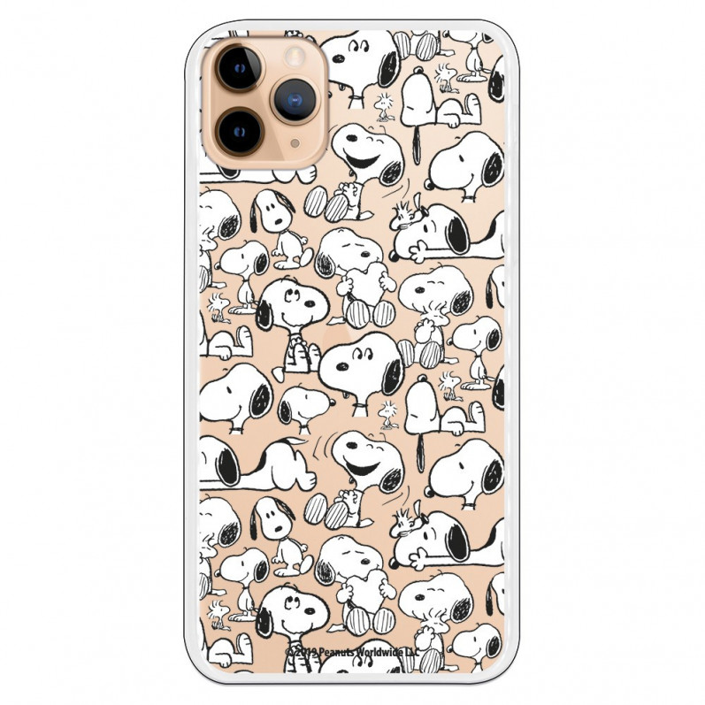 Oficiální pouzdro Peanuts Snoopy siluety iPhone 11 Pro Max - Snoopy