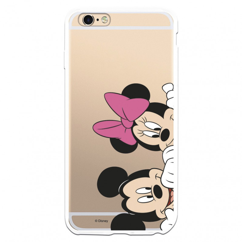 Oficiální pouzdro Disney Mickey a Minnie Peeking iPhone 6 Plus – Disney Classics