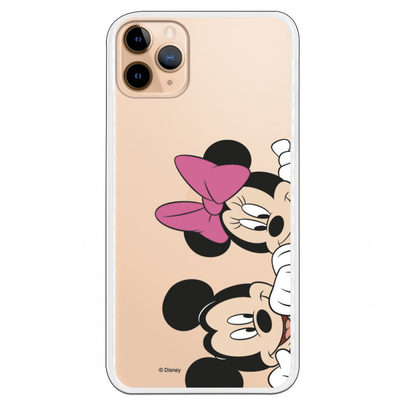 Oficiální pouzdro Disney Mickey a Minnie Peeking iPhone 11 Pro Max Case – Disney Classics