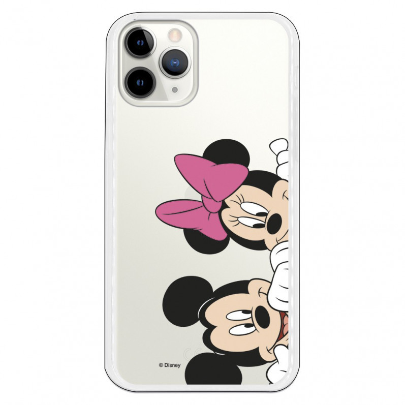 Oficiální pouzdro Disney Mickey a Minnie Peeking iPhone 11 Pro – Disney Classics