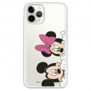 Oficiální pouzdro Disney Mickey a Minnie Peeking iPhone 11 Pro – Disney Classics