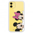 Oficiální pouzdro Disney Mickey a Minnie Peeking iPhone 11 – Disney Classics