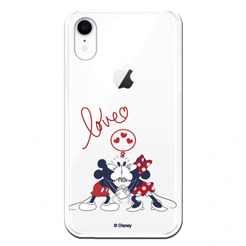 Oficiální pouzdro Disney Mickey a Minnie Love na iPhone XR – Disney Classics