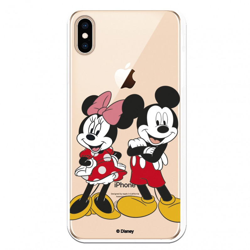 Oficiální pouzdro Disney iPhone XS Max Mickey a Minnie Posing - Disney Classics