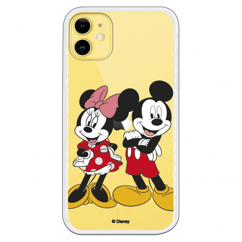 Oficiální pouzdro Disney Mickey a Minnie Posing iPhone 11 – Disney Classics