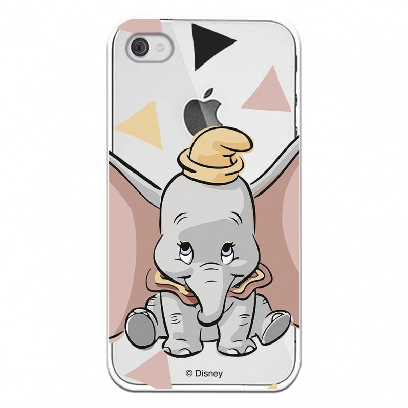 Oficiální průhledné pouzdro se siluetou Disney Dumbo pro iPhone 4