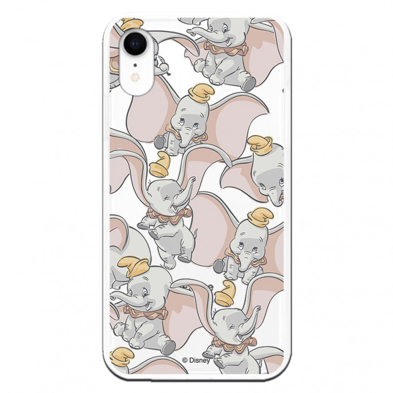 Oficiální pouzdro Disney Dumbo Clear Pattern Case pro iPhone XR