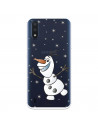 Případ pro Samsung Galaxy A01 Oficiální průhledný Disney Olaf - Frozen