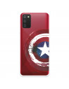 Případ pro Samsung Galaxy A02s Oficiální průhledný štít Marvel Captain America - Marvel