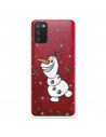 Případ pro Samsung Galaxy A02s Oficiální průhledný Disney Olaf - Frozen