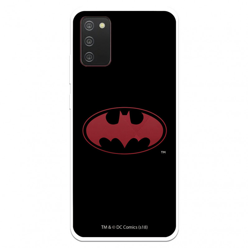 Případ pro Samsung Galaxy A02s Oficiální logo DC Comics Batman průhledné - DC Comics