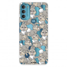 Funda para Motorola Moto G71 5G Oficial de Disney Tambor Patrones - Bambi