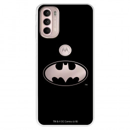 Funda para Motorola Moto G31 Oficial de DC Comics Batman Logo Transparente - DC Comics