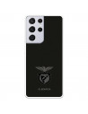 Funda para Samsung Galaxy S21 Ultra del Escudo Fondo Negro  - Licencia Oficial Benfica