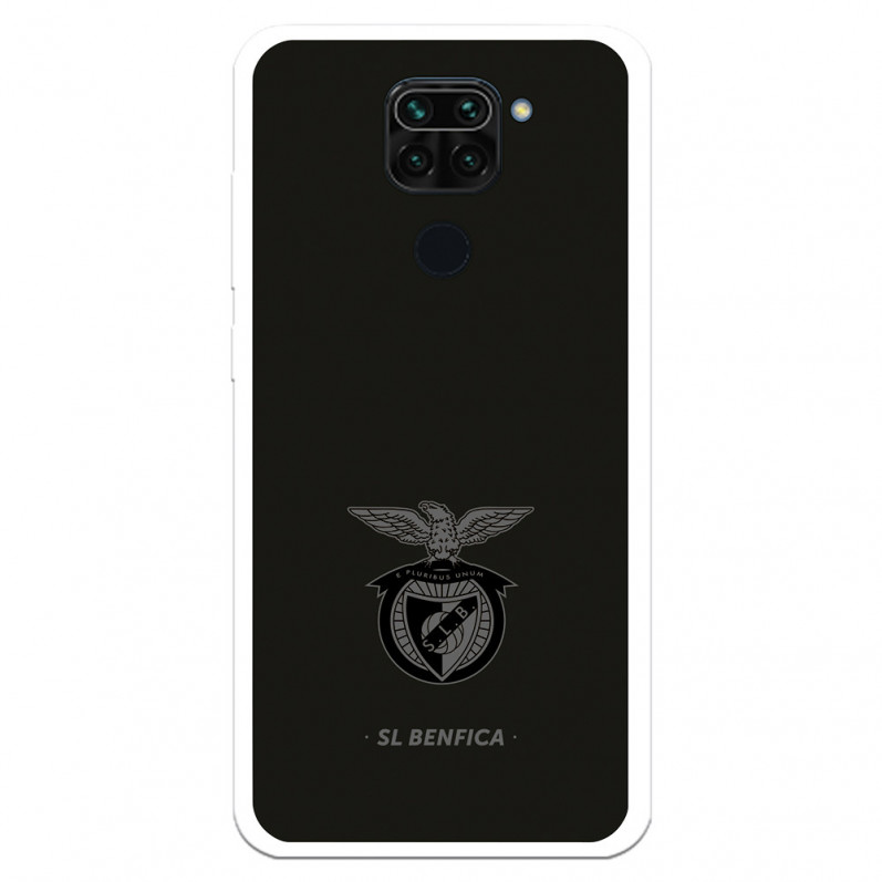 Funda para Xiaomi Redmi Note 9 del Escudo Fondo Negro  - Licencia Oficial Benfica