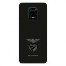 Funda para Xiaomi Redmi Note 9S del Escudo Fondo Negro  - Licencia Oficial Benfica