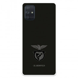 Funda para Samsung Galaxy A71 del Escudo Fondo Negro  - Licencia Oficial Benfica