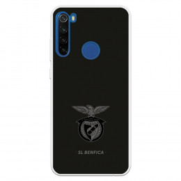 Funda para Xiaomi Redmi Note 8T del Escudo Fondo Negro  - Licencia Oficial Benfica