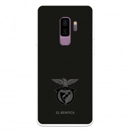 Funda para Samsung Galaxy S9 Plus del Escudo Fondo Negro  - Licencia Oficial Benfica